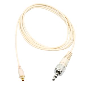 Microphones Beige 3.5mm Screw Mini XLR 3pin 4pin Microdot Detachable Microphone Cable for Sennheiser / AGK / Shure Microphones Adapter 1.1M