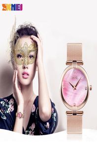 Skmei New Fashion Luxurious Ladies Watch Quartz Watch Watches Twarpronation Bands Band Women Quartz Quartz Reloj Femenino3888323