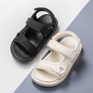 Sneakers barn sandaler för flickor pojkar sommar lilla prinsessan godis färg mjuka botten krok skor pojkar andas antislip mesh sandaler