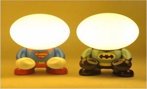 Superman led night lights for kids batman Book child light holiday Christmas decoration night lights Bedroom Desk table color ligh8391573