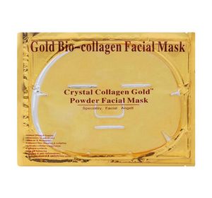 Maschere facciali per collagene in gel in oro 24K, cerotti per la terapia facciale premium per la cura della pelle per idratante e anti -ruga