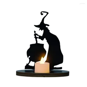 Candle Holders Witch Broomsticks Holder Multipurpose Decorative Ornament Crafts For Restaurant Dining Room Table Decoration