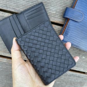 Vestidos armazenamento Cardcase Nome Card Pacote de negócios para homens para homens pequenos idi od credit couather couather design woven titular de cartão