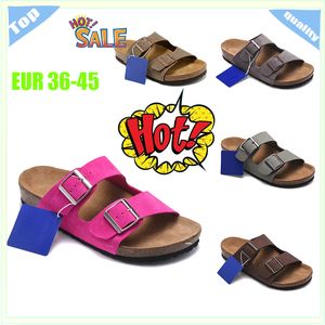 2024 Fashion comfort Summer Cork slippers Mens Womens flats sandals unisex casual shoes Beach slippers Flip Flops Luxury Designer Slippers Slides EUR 36-45