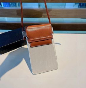 Custodia per cellulare del nuovo designer aggiornato Mini spalline borse in pelle di pelle di cinghia di cinghia borse da stampa a doppio strato per la borsetta di moda femminile