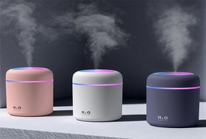 Mini Humidifier 300ML Cute Ultrasonic Quiet House Office el Desk Air Humidifier DQ107 Colorful LED 60pcslot1284414