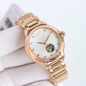 Orologio da donna 32 mm * 8mm Ultra-sottile AR60072 Movimento meccanico completamente automatico 316L Cingcio d'acciaio inossidabile SURIZIONE ORGHIO DELLE DONNE 1: 1