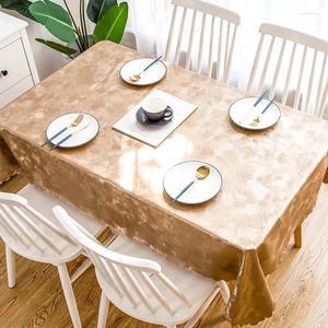 Table Cloth 1380026 Disposable Tablecloth Waterproof Oil-proof Thickened Household Plastic Rectangular