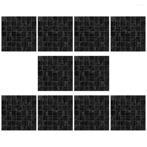 Duvar Kağıtları 10 PCS Mozaik Karo Çıkartmaları Dekoratif Havuz Ev Kristal Film Fayansları Backsplash Crafts Pvc