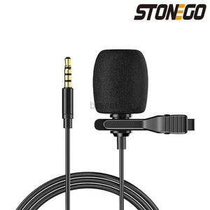 Microfones Stonego 1PC Omnidirectional Microphone för kapacitiv bärbar dator iOS Android -telefonkamera Tablettinspelning 1,5 m/3.0m valfritt 240408 240408