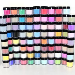 Strumento 50/90Bottles/Set casuale 3 in1 nail art polvere acrilico Raccolta veloce a secco 90 di immersione a colore bulk kit acrilico trasparente in polvere tc#100