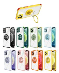 Caso de Kickstand Dual Ring New Armour Hard Cover for iPhone 13 12 11 Pro Max XS XR 6 7 8 Plus5773626