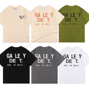 남성 디자이너 T 셔츠 Gallerydept T Shirts Mens 여성 디자이너 펄스 크기 티셔츠 코튼 코스 맨의 캐주얼 셔츠 고급 의류 길거리 반바지 소매 의류