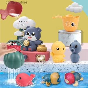 Baby Bath Toys Baby Bath Toys Toddlers Bathtub Toy Games Animal Shower Toys With Sug Cups Waterfall Toy Set Fun Bathtime Water Toys-Drop Sh L48