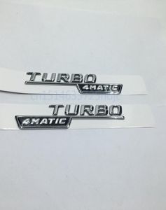Zestaw 2 dla Mercedes Benz AMG ML GLK Turbo 4Matic Emblem Badge Nakcia TRUK TRUK LITHES5818228