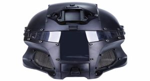 야외 스포츠 전투 에어 소프트 페인트 볼 전술 헬멧 CS 전술 기어 사이드 레일 NVG Shroud Transfer Base 6 Colors4609754
