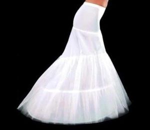 Plus Size Billig High 2017 Braut Mermaid Petticoats 2 Hoop Crinoline für Hochzeitskleid Eheringrock Accessoires Schlupf mit Zug C324452