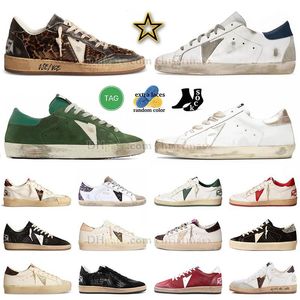 designer casual shoes golden sneakers mens womens green gold do old dirty Glitter star black white Royal Blue famous dhgate outdoor trainers platform loafers