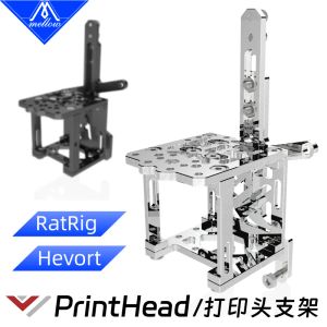 Webcams Mellow Cnc Aluminium Ratrig and Hevort Printhead Bracket for Goliath Crazy Dragon Hotend Vz Extruder Sherpa Mini 3d Printer