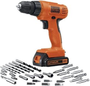 20V Max PowerEconnect Cordless DrillDriver 30 PC Kit LD120VA 240407