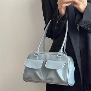 Sacchetti da sera olio vintage in pelle in pelle da donna sacca da donna ladies alla braccia a ascelle a pianta femmina tote semplici borse con cerniera