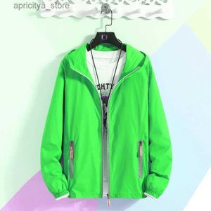 Açık Ceket Hoodies Erkek Kadınlar Yaz Hızlı Kuru Kuru Anti-UV İnce Ultra Işık Yansıtıcı Kamp Ceket Cilt Ceket Rüzgar Yemeği Yürüyüş Ceketi L48