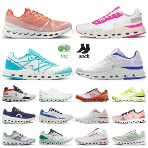 2024 Hot Pink Top Cloud Running Shoes Nova Monster Surfer Z5 White Cyan Blue Mens Womens Sneakers Swift Roger Roger Tennis Shoes Trainers Pearl X 3 Flyer Stratus Tec