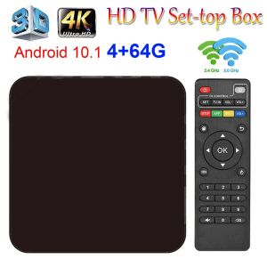 Box Upgrade Android10.1 TV Box Family 4K HD TV Settop Box Smart Home WiFi TV 5G Highspeed Network Player Dualband 3D Wide Spänning