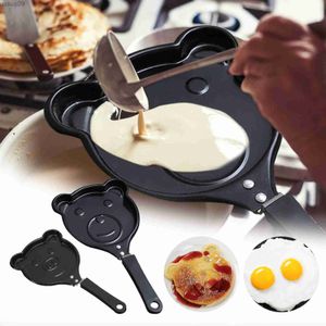 Pans Cartoon animal egg molds frying pans frying pans frying pans rodless frying pans making frying pans kitchen toolsL2403