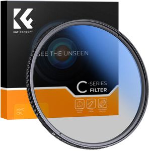 Akcesoria KF Koncepcja 49 mm 52 mm 67 mm 77 mm 82 mm okrągłe polaryzator szklany filtr Ultraslim Optics Multi Coating Filtry CPL dla obiektywu aparatu