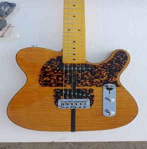 В складе принца HS Anderson Hohner Madcat Mad Cat Flame Maple Top Back Yellow Electric Guitar Leopard Pickguard Bindin2463222