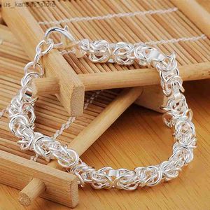 Charm Bracelets 925 Sterling Silver Mens Chain Bracelet For Women Luxury Designer Jewelry Wholesale Free Shipping Offers GaaBou2404080K5J