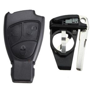 guaranteed 100 replacement car key case remote key shell key blank fit for benz mercedes sprinter c s e class 340v7699216