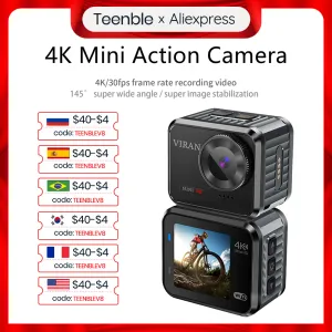 Kamery V8 Kamera akcji 4K Ultra HD 30fps Wi -Fi 1.5 cala 170D 10M Waterproof Go Pro Helmet Nagrywanie kamerów Hero 10 Sport Cam