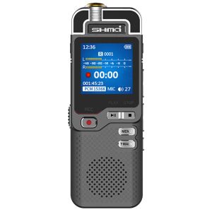 Players D60 Profissional DitaPhone VoiceActivated Mini Digital Audio Recorder Pen 8 GB PCM Dual Mic Denoise Variável Variável MP3 Player