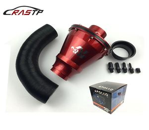 RASTP Högkvalitativ Apollo Cis Flow Air Filter Universal Race Car Cold Air Intuction Kit med Air Box Filt Red Blue Have9265832