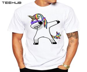 Summer Fashion Dabbing Pug T Shirt Newest Men Funny T Shirts Dabbing Unicorn Cat Zebra Panda Tops Hip Hop Tee7999358