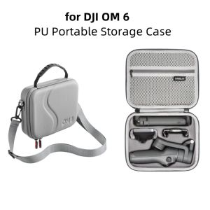 Cameras For DJI OM6 Bag Handheld Gimbal Storage Box Shoulder Messenger Storage Box for DJI Osmo Mobile 6 PU Portable Case