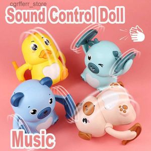 Baby Bath Toys Controle de voz Baby Rolling Toys For Children Music Dolls Kids Toys Som Rolling Toys for Kids Interactive Toys Gift L48