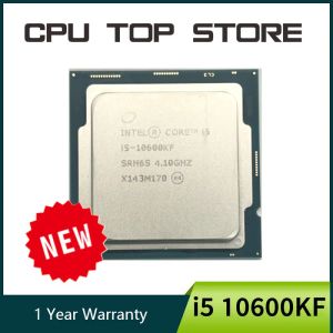 CPUS NOVO Intel Core i5 10600kf 4,1 GHz Sixcore TWEETHRAD CPU Processador 65W 12m LGA 1200 sem ventilador