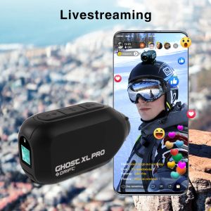 Câmera de câmeras Drift Ghost XL Pro Action Câmera com IPX7 Vídeo à prova d'água 4K 7 horas Bateria duração da campanha de motocicletas Cam Came Sports Sports