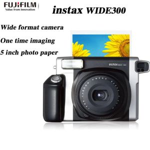 Kamera orijinal fujifilm instax geniş 300 anlık kamera siyah 5 inç fotoğraf kağıt beyaz kenar film kamera fotoğraf kamera