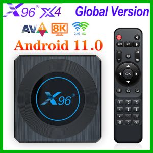 Box 2022 X96 X4 Smart -TV -Box Android 11 Amlogic S905x4 TVBox 4 GB RAM 32 GB 64 GB Support AV1 8K Dual WiFi BT4.1 2 GB 16 GB Set Top Box