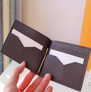 Top Orignal Quality Money Clip Wallet Card Inhaber Kreditkarten Deckung Designer Brieftaschen Geldbörse 665431820213