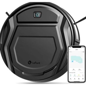 Effortlessly Clean Your Home with Lefant Robot Vacuum Cleaner - 2200Pa Suction, WiFi Connectivity, Alexa & APP Control, Self-Charging, Tangle-Free, Slim Design
