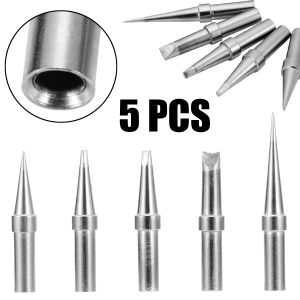 Tips 5pcs Eta Etb Etd Ets Ett Soldering Iron Tips Head Kit Professional Soldering Tools Fit for Weller Wesd51 Wesd50 Wcc100 Series