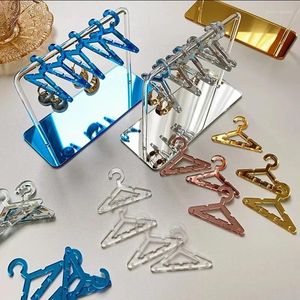 Jewelry Pouches 8 Pcs Hangers Shaped Holder Personalized Earrings Display Racks Hanging Clothes Stand Storage Organizer Holders