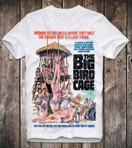 Men039s tshirts camisa The Big Bird Cage Exploração B Movie pornô pornô vintage Pam Grier Sexy Tshirt Men Summemen035983388