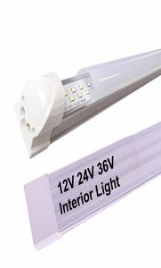 LED Tubes 2 3 4 5 Ft DC 12V 24V 36V T8 Integration Lower Voltage Cooler Door Shop Lights Fixture Interior Light Bar Strip for Car 7289728