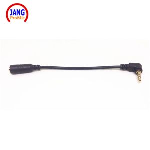 Microphones Wholesale 10 pics Microphone Earphone Adapter 3.5mm Stereo Jack to Mobile Phone Amplifer Connector to 3.5mm Stereo